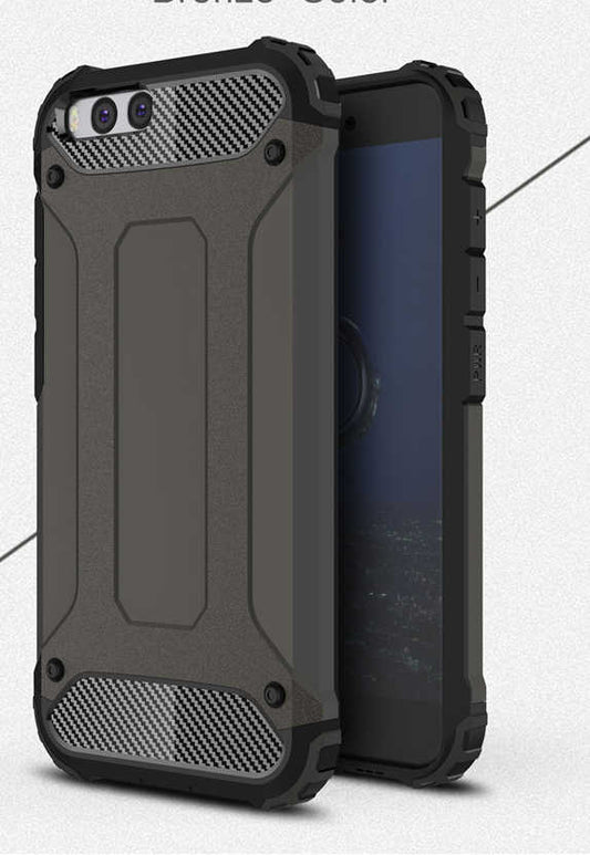 Xiaomi Mi 6 Kılıf Zore Crash Silikon Kapak Siyah