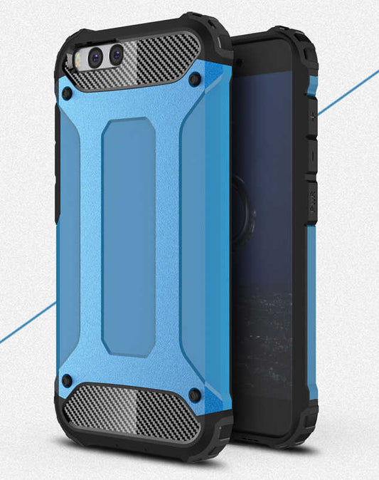 Xiaomi Mi 6 Kılıf Zore Crash Silikon Kapak Mavi