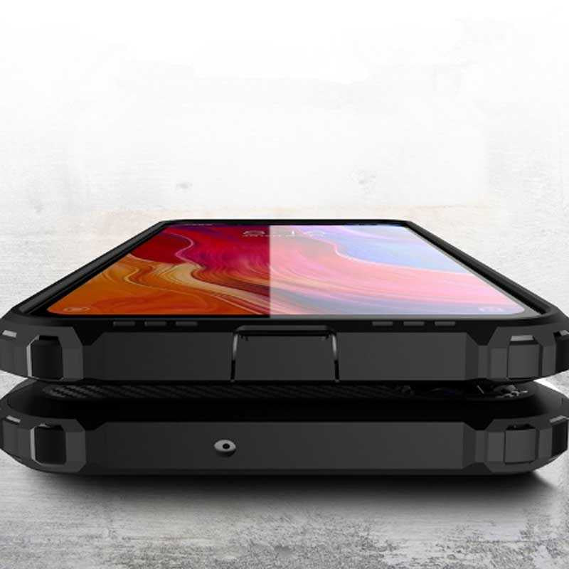 Xiaomi Mi 6X Kılıf Zore Crash Silikon Kapak Kırmızı
