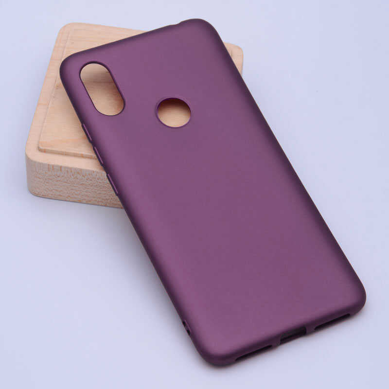 Xiaomi Mi 6X Kılıf Zore Premier Silikon Kapak Mürdüm