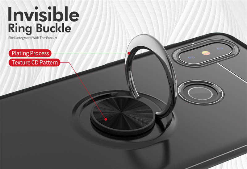 Xiaomi Mi 6X Kılıf Zore Ravel Silikon Kapak Kırmızı