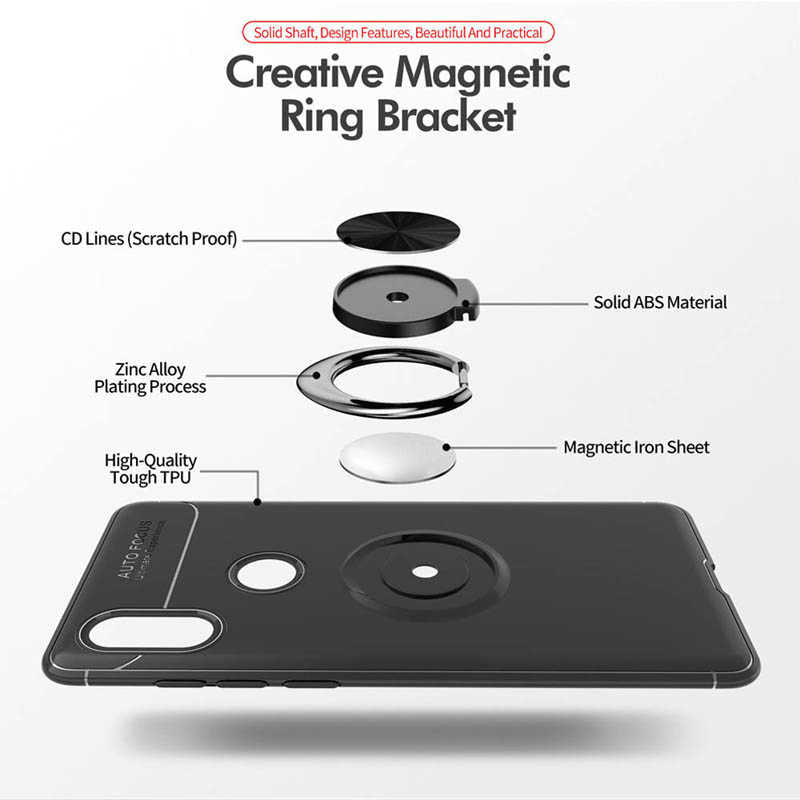 Xiaomi Mi 6X Kılıf Zore Ravel Silikon Kapak Kırmızı