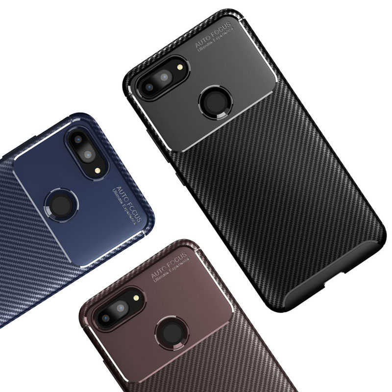 Xiaomi Mi 8 Lite Kılıf Zore Negro Silikon Kapak Kahverengi