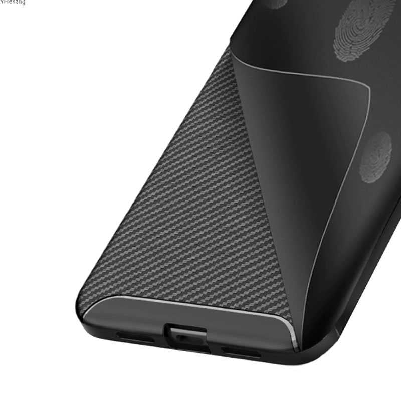 Xiaomi Mi 8 Lite Kılıf Zore Negro Silikon Kapak Kahverengi