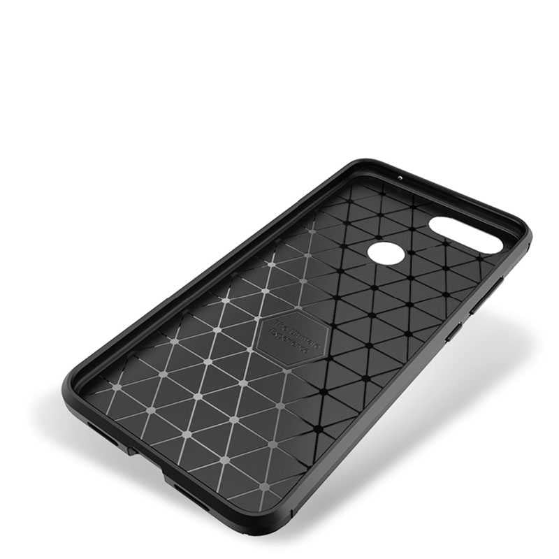 Xiaomi Mi 8 Lite Kılıf Zore Negro Silikon Kapak Kahverengi