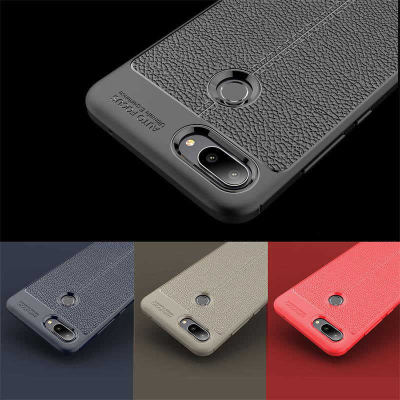 Xiaomi Mi 8 Lite Kılıf Zore Niss Silikon Kapak Gri