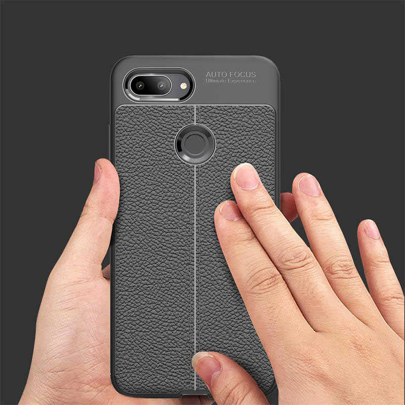 Xiaomi Mi 8 Lite Kılıf Zore Niss Silikon Kapak Gri