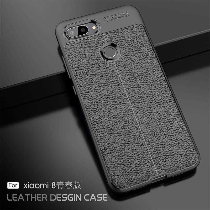 Xiaomi Mi 8 Lite Kılıf Zore Niss Silikon Kapak Gri