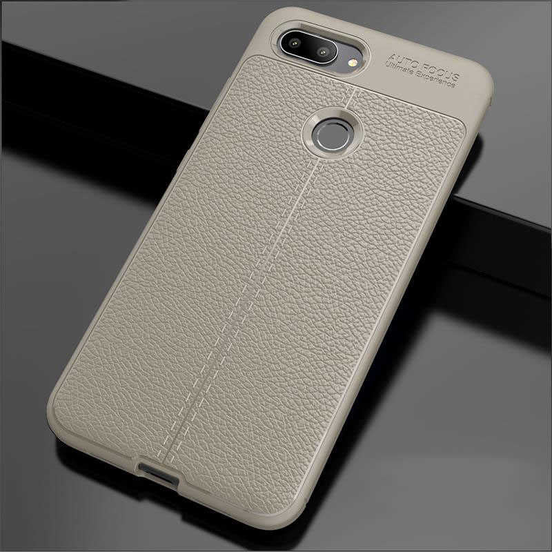 Xiaomi Mi 8 Lite Kılıf Zore Niss Silikon Kapak Gri
