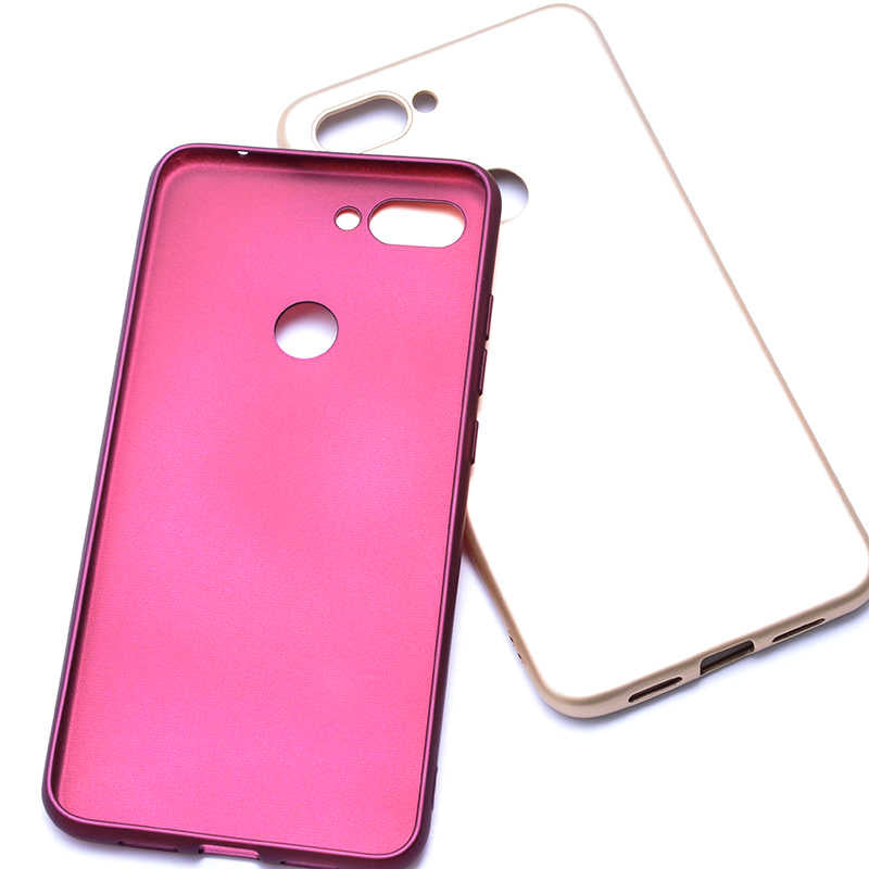 Xiaomi Mi 8 Lite Kılıf Zore Premier Silikon Kapak Mürdüm