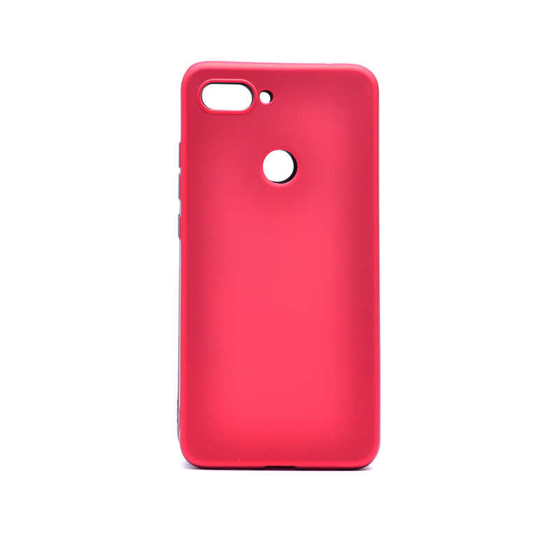 Xiaomi Mi 8 Lite Kılıf Zore Premier Silikon Kapak Kırmızı