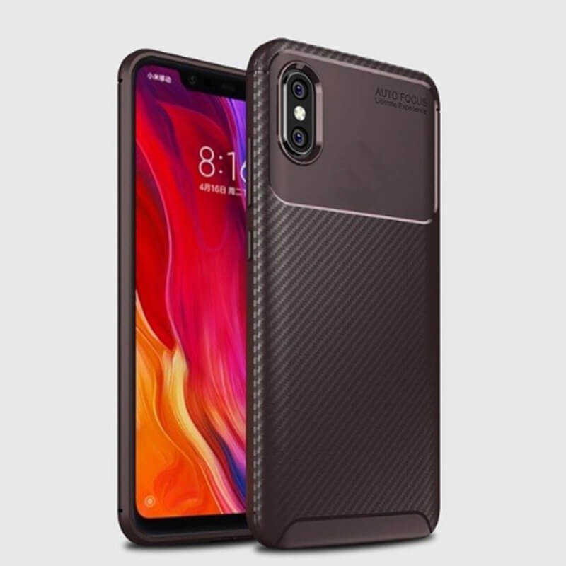 Xiaomi Mi 8 Pro Kılıf Zore Negro Silikon Kapak Lacivert