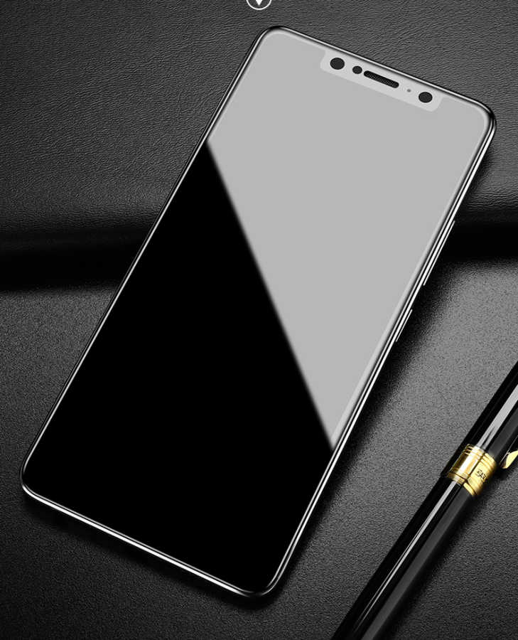 Xiaomi Mi 8 SE Zore Kenarları Kırılmaya Dayanıklı Cam Ekran Koruyucu Beyaz