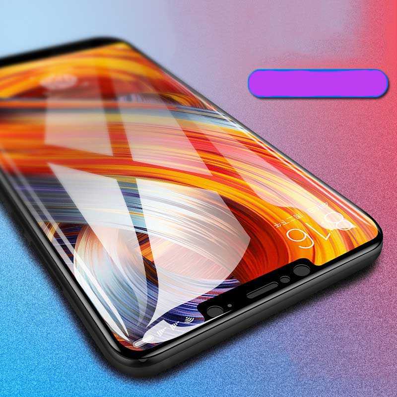 Xiaomi Mi 8 SE Zore Kenarları Kırılmaya Dayanıklı Cam Ekran Koruyucu Beyaz