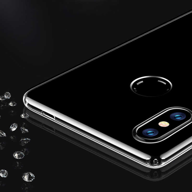 Xiaomi Mi A2 Lite Kılıf Zore Süper Silikon Kapak Renksiz