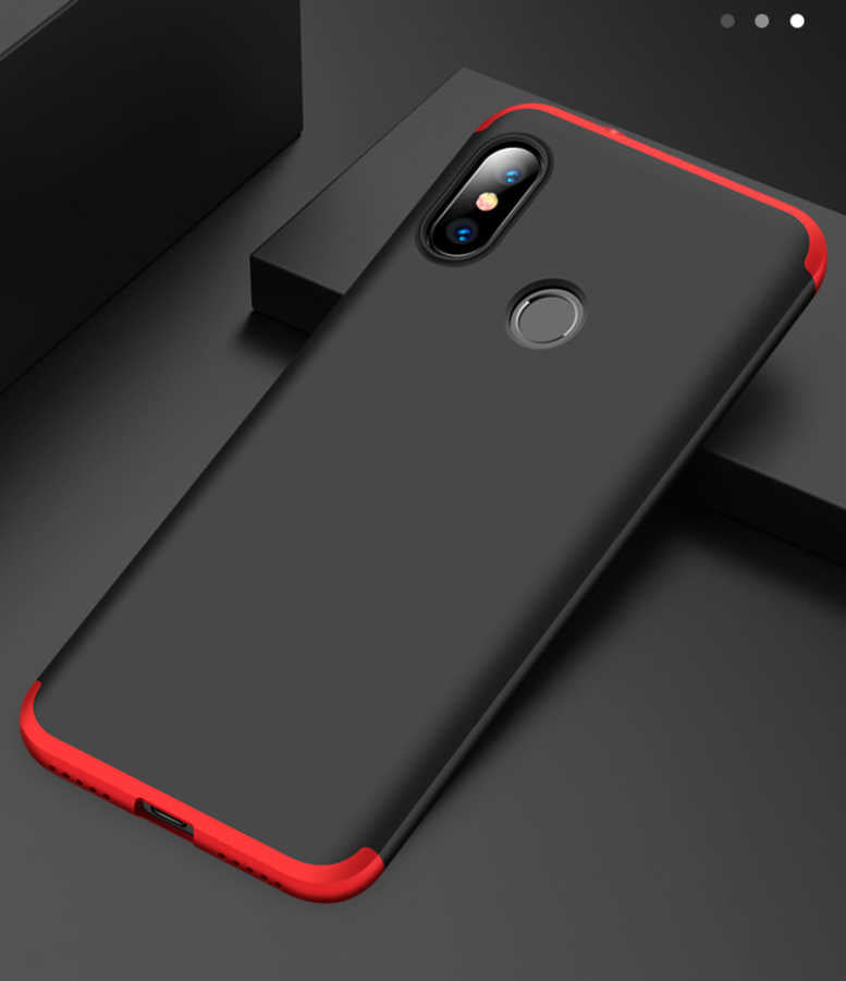 Xiaomi Mi A2 Lite Kılıf Zore Ays Kapak Kırmızı