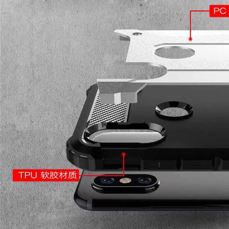 Xiaomi Mi A2 Lite Kılıf Zore Crash Silikon Kapak Mavi