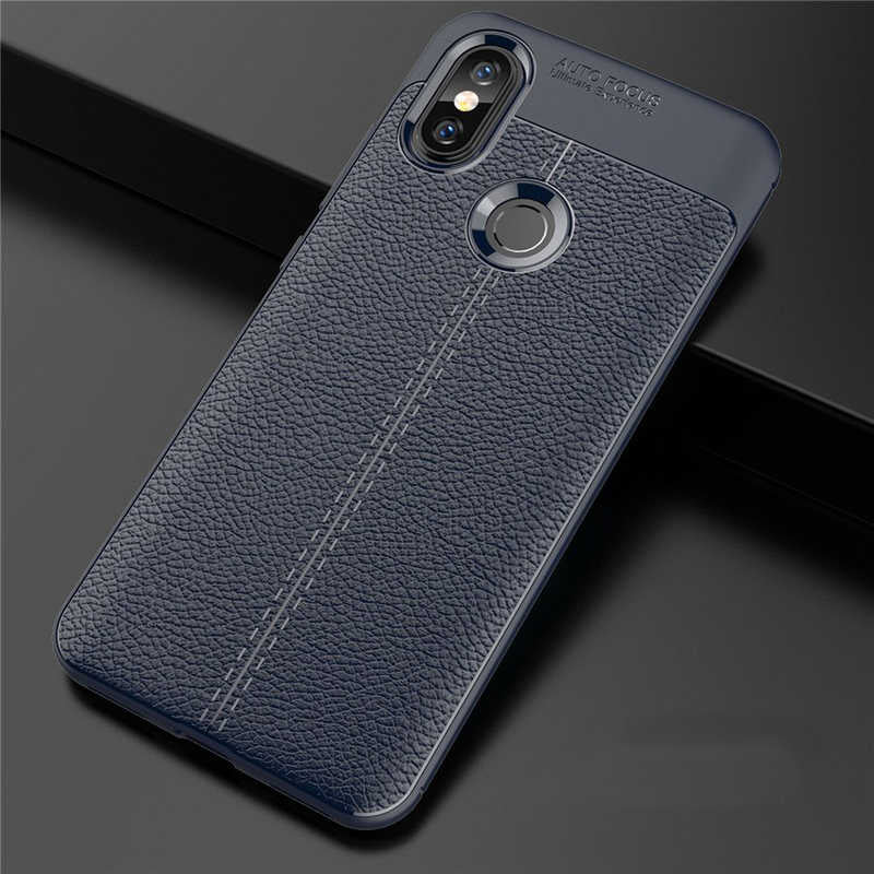 Xiaomi Mi A2 Lite Kılıf Zore Niss Silikon Kapak Lacivert