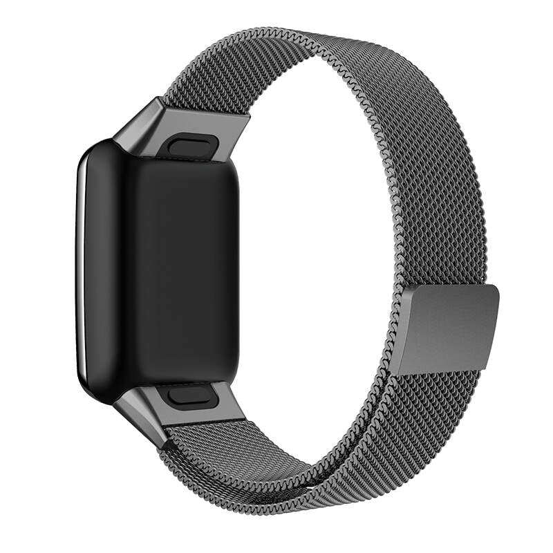 Xiaomi Mi Band 7 Pro Zore KRD-01 Metal Kordon Gümüş