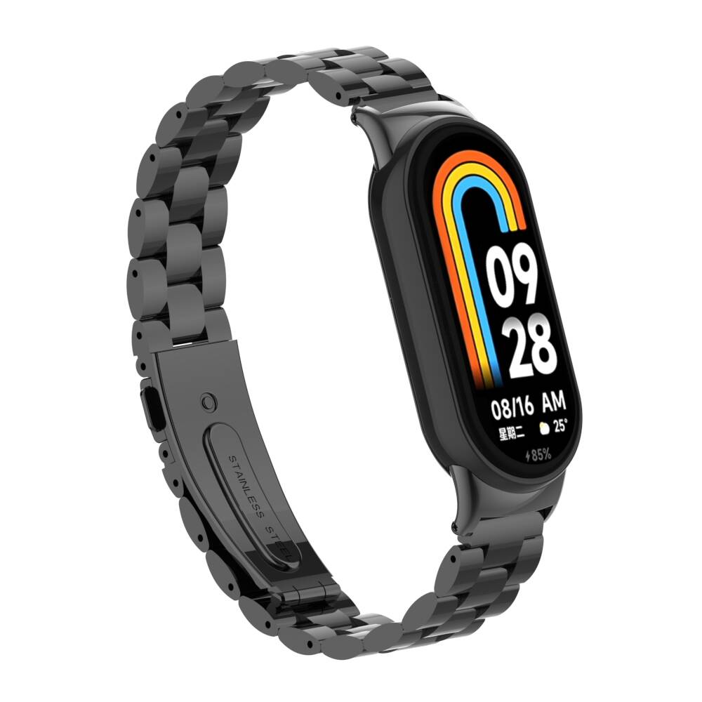 Xiaomi Mi Band 8 KRD-04 Metal Kordon Gümüş