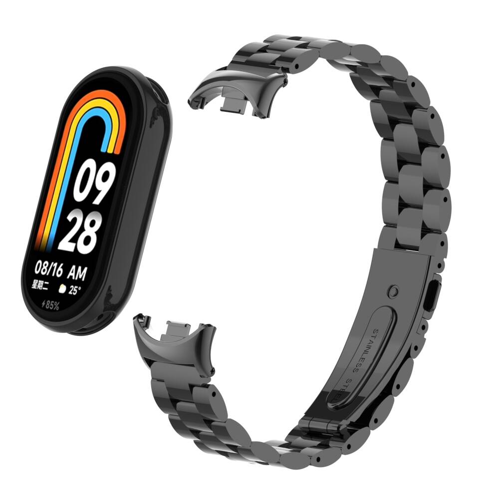 Xiaomi Mi Band 8 KRD-04 Metal Kordon Siyah