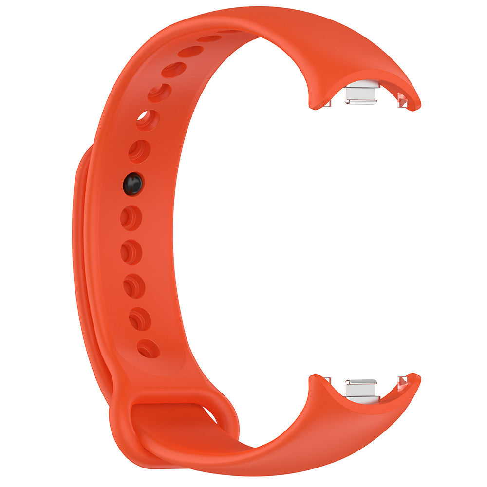 Xiaomi Mi Band 8 Serisi Klasik Kordon Silikon Strap Kayış Turuncu