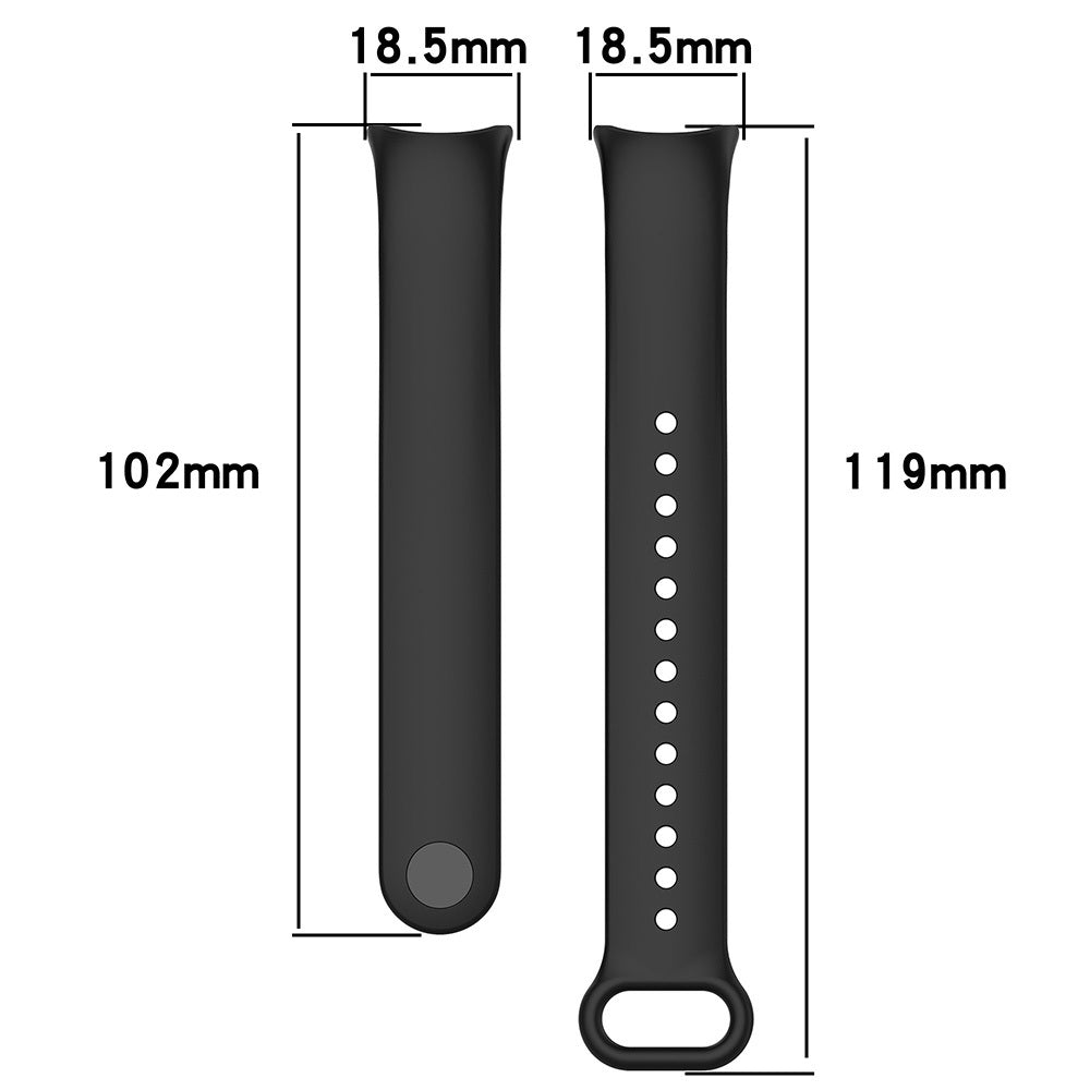 Xiaomi Mi Band 8 Serisi Klasik Kordon Silikon Strap Kayış Turuncu