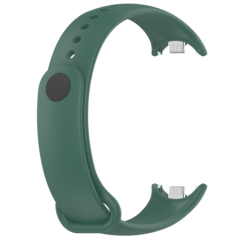Xiaomi Mi Band 8 Serisi Klasik Kordon Silikon Strap Kayış Koyu Kırmızı
