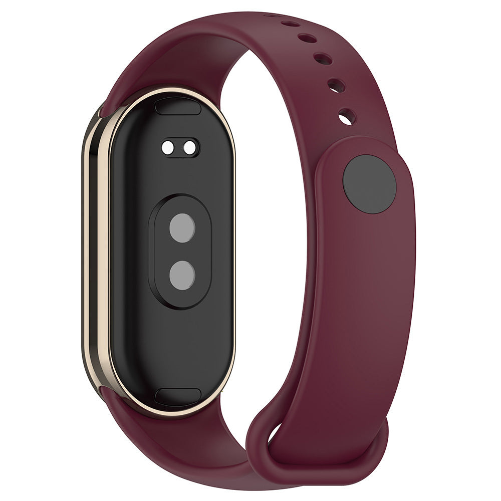 Xiaomi Mi Band 8 Serisi Klasik Kordon Silikon Strap Kayış Turuncu