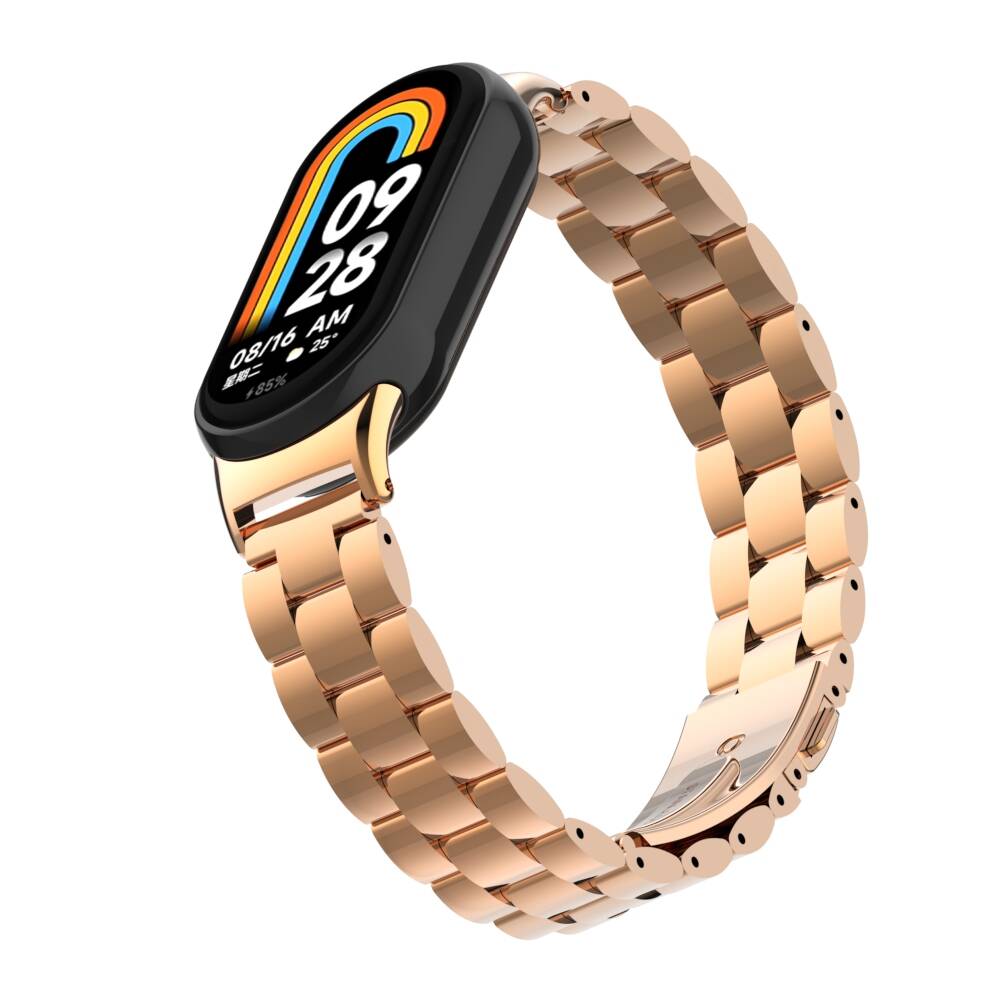 Xiaomi Mi Band 9 KRD-04 Metal Kordon Gümüş