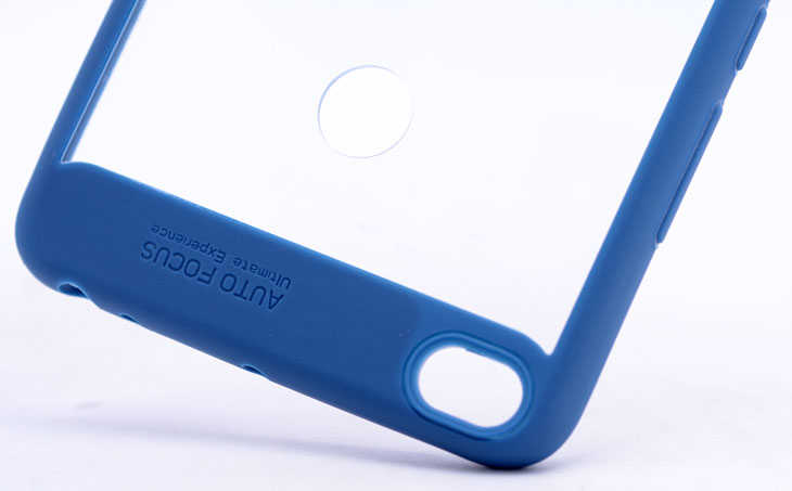 Xiaomi Mi Max 2 Kılıf Zore Buttom Kapak Mavi