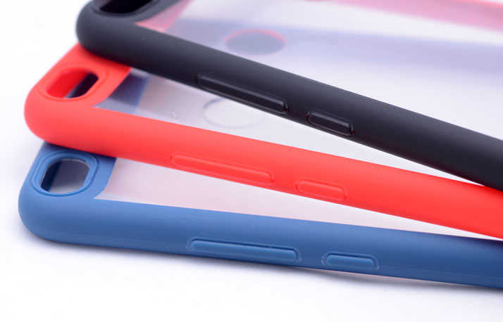 Xiaomi Mi Max 2 Kılıf Zore Buttom Kapak Kırmızı