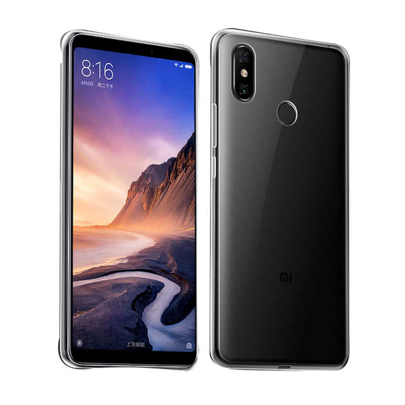 Xiaomi Mi Max 3 Kılıf Zore Süper Silikon Kapak Renksiz