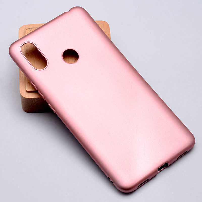Xiaomi Mi Max 3 Kılıf Zore Premier Silikon Kapak Rose Gold