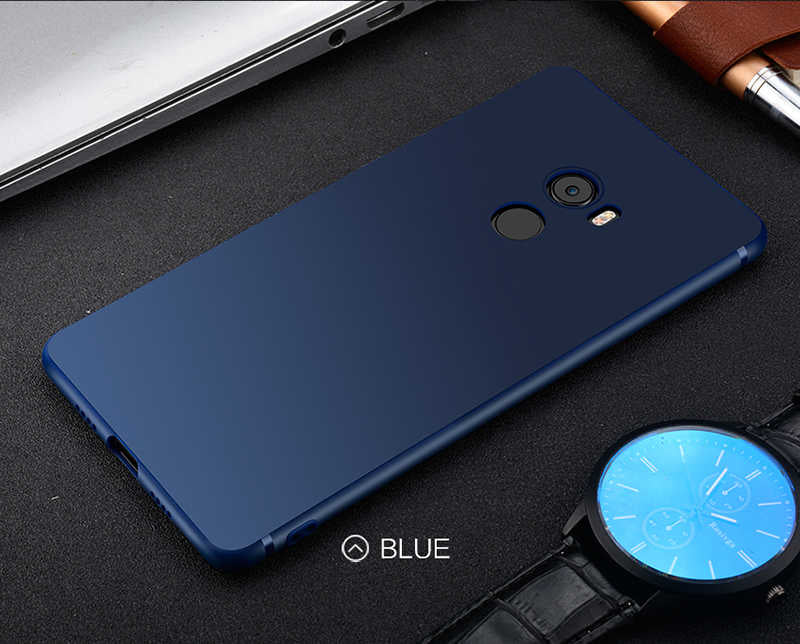 Xiaomi Mi Mix 2 Kılıf Zore İmax Silikon Kamera Korumalı Lacivert