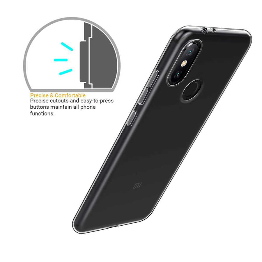 Xiaomi Mi Mix 3 Kılıf Zore Süper Silikon Kapak Renksiz