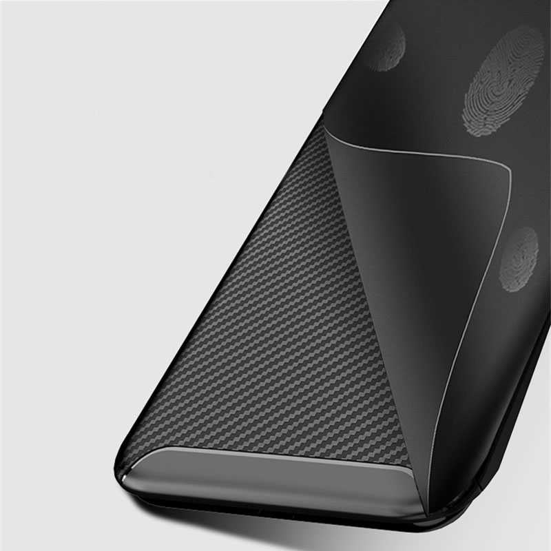 Xiaomi Mi Mix 3 Kılıf Zore Negro Silikon Kapak Kahverengi