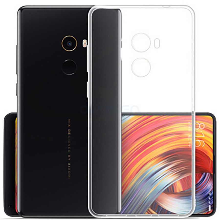 Xiaomi Mi Mix Kılıf Zore Süper Silikon Kapak Renksiz