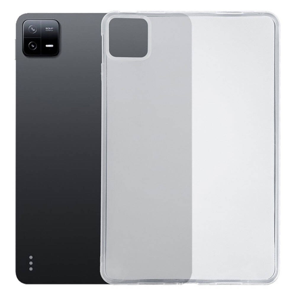 Xiaomi Pad 6 Kılıf Zore Tablet Süper Silikon Kapak Renksiz