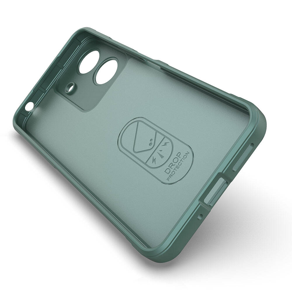Xiaomi Poco C65 Kılıf Esnek TPU Oyuklu Arka Yüzey Tasarımlı Zore Etnik Silikon Kapak Siyah