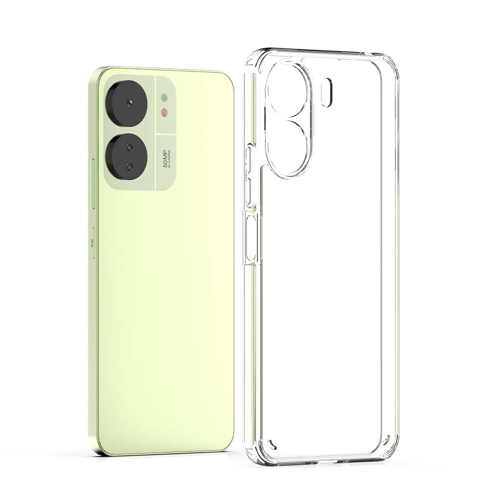 Xiaomi Poco C65 Kılıf Zore Coss Kapak Renksiz
