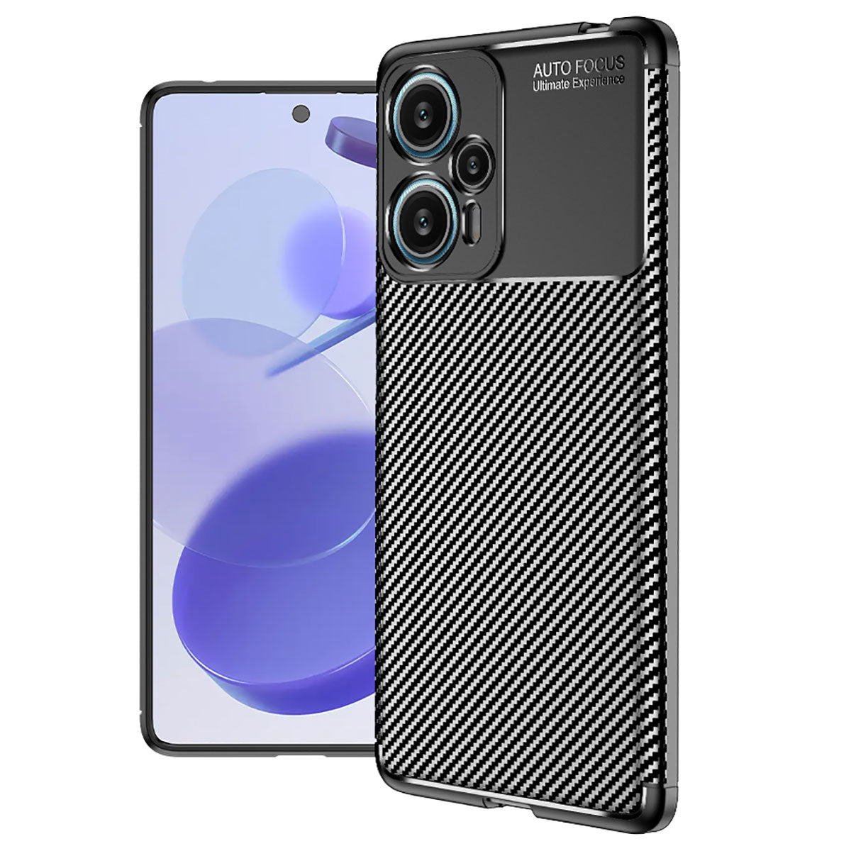 Xiaomi Poco F5 Kılıf Zore Negro Silikon Kapak Siyah