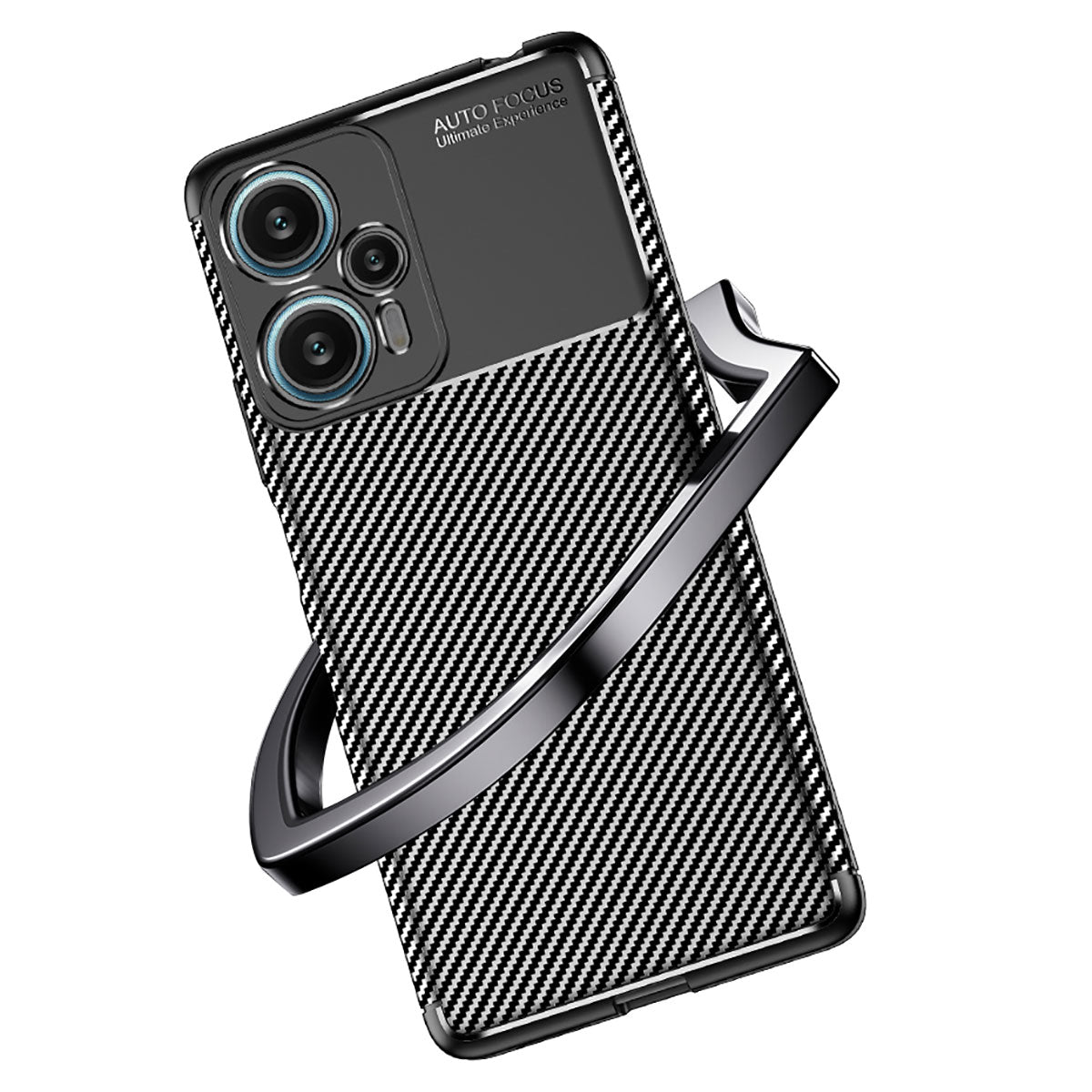 Xiaomi Poco F5 Kılıf Zore Negro Silikon Kapak Siyah