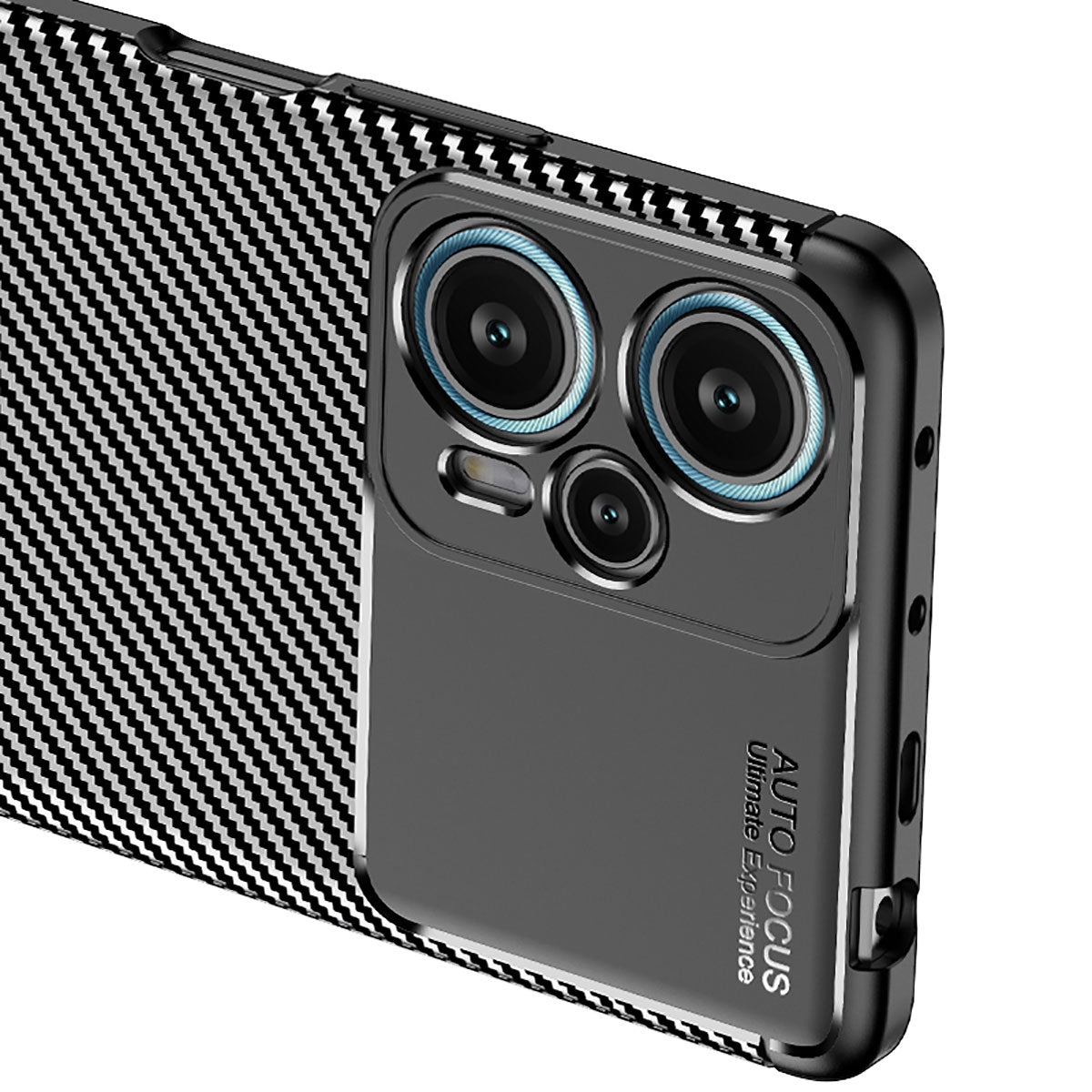 Xiaomi Poco F5 Kılıf Zore Negro Silikon Kapak Siyah