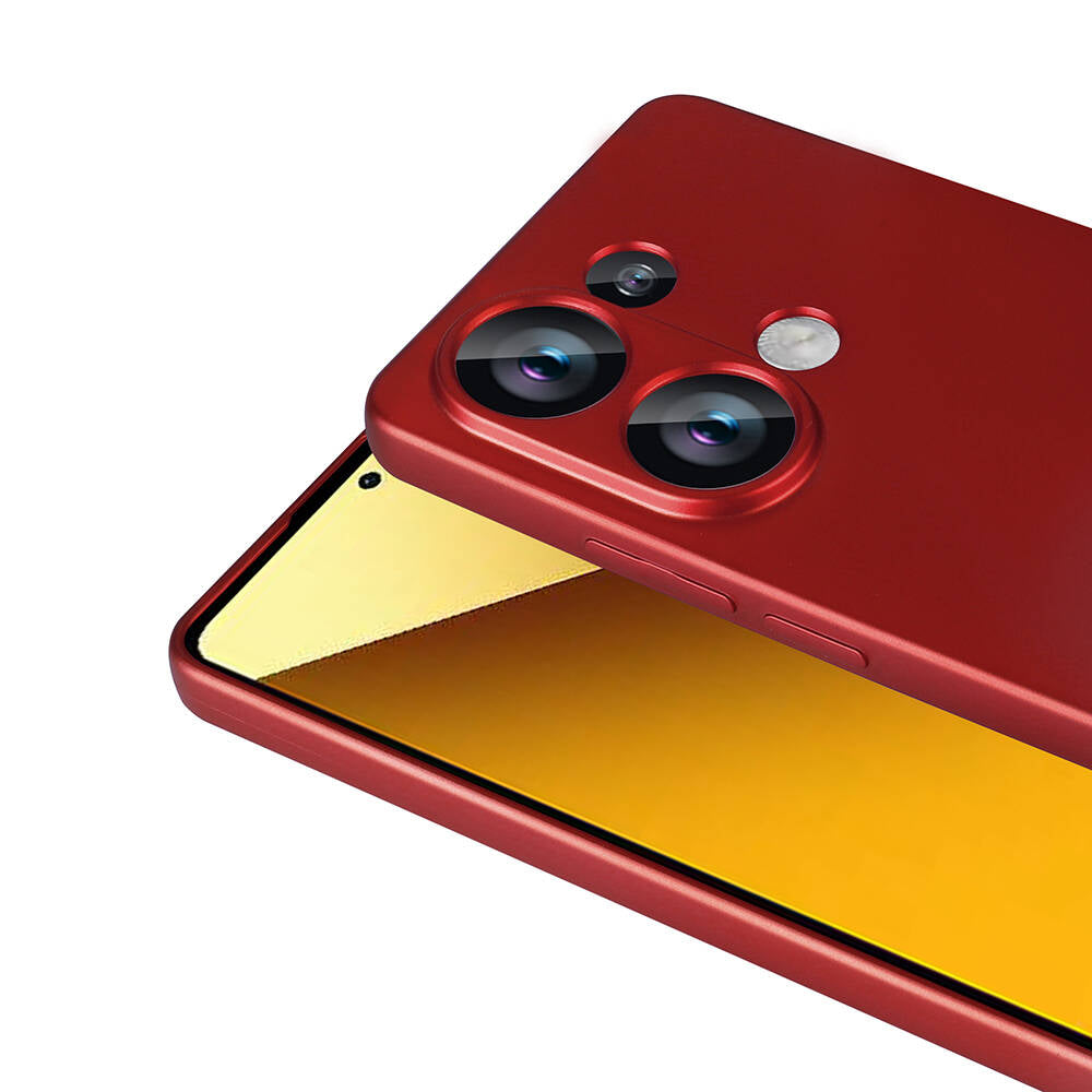 Xiaomi Poco M6 Pro 4G Kılıf Zore Premier Silikon Kapak Koyu Mor