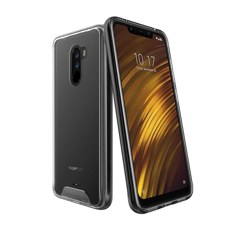 Xiaomi Pocophone F1 Kılıf Zore Gard Silikon Renksiz