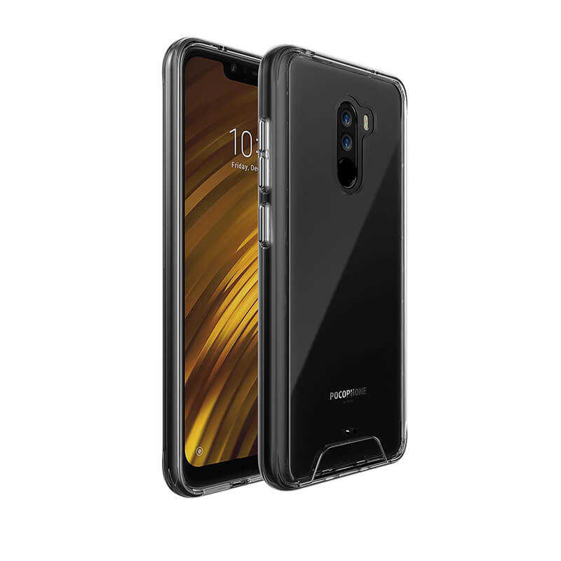Xiaomi Pocophone F1 Kılıf Zore Gard Silikon Renksiz