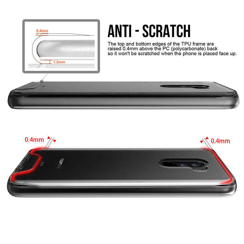 Xiaomi Pocophone F1 Kılıf Zore Gard Silikon Renksiz