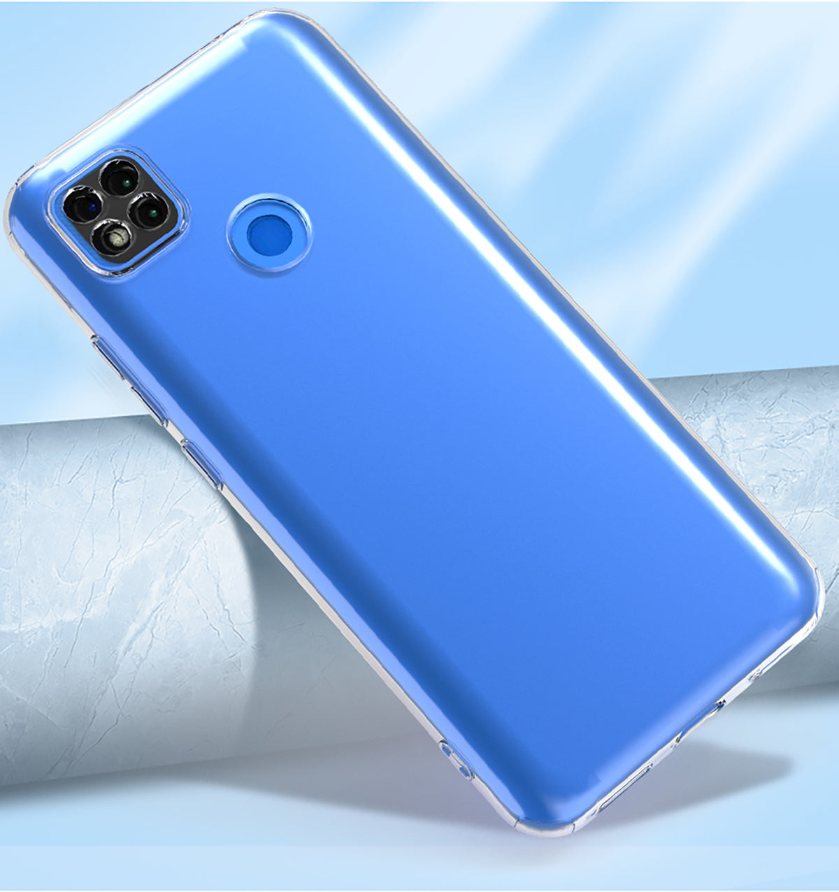 Xiaomi Redmi 10A Kılıf Zore Süper Silikon Kapak Renksiz