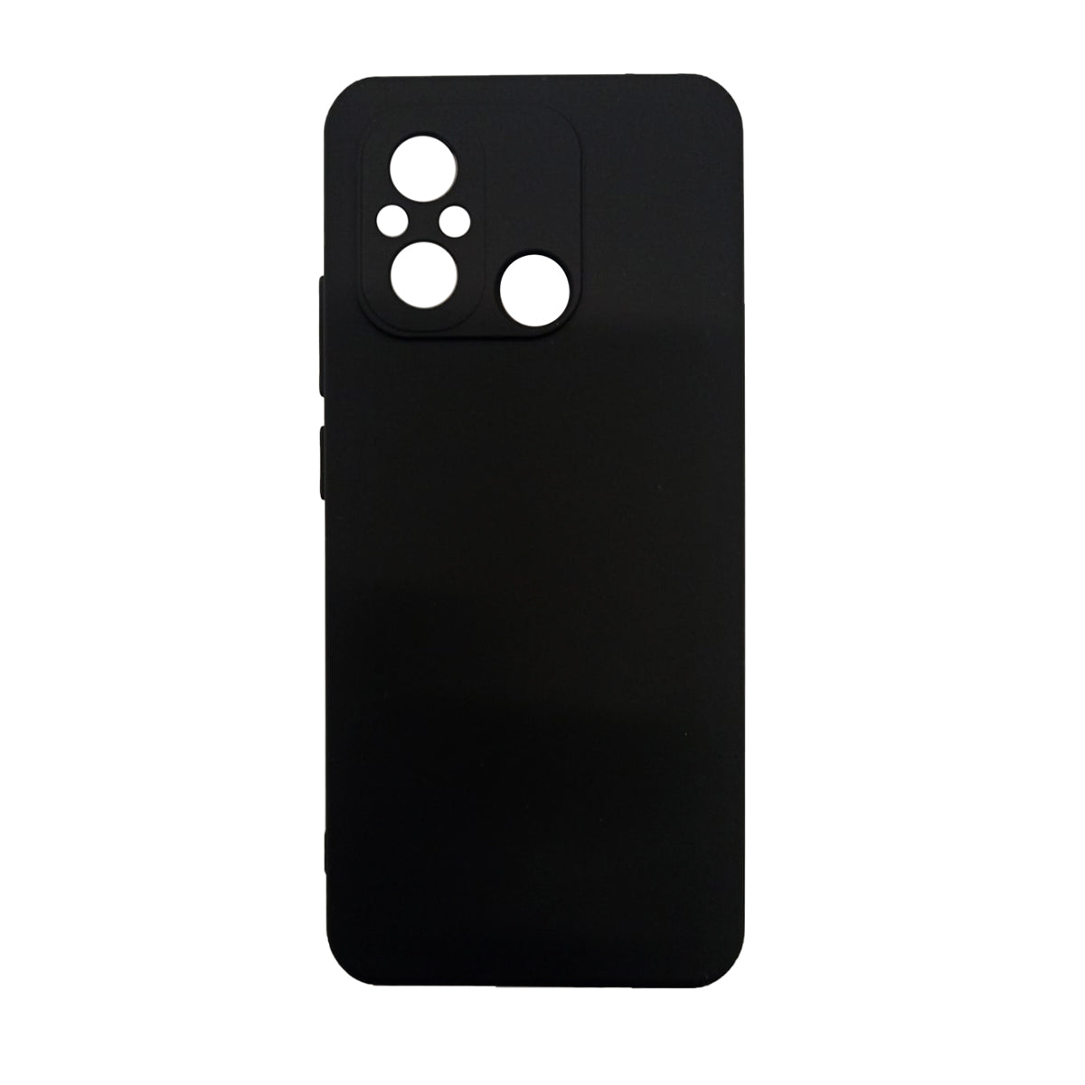 Xiaomi Redmi 12C Kılıf Zore Biye Silikon Siyah
